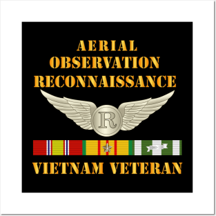 Aerial Observation Recon Specialist - Vietnam Vet w VN SVC Posters and Art